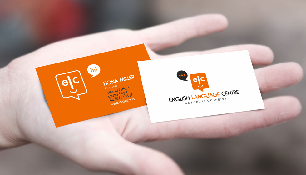 DIseño de marca English Language Centre